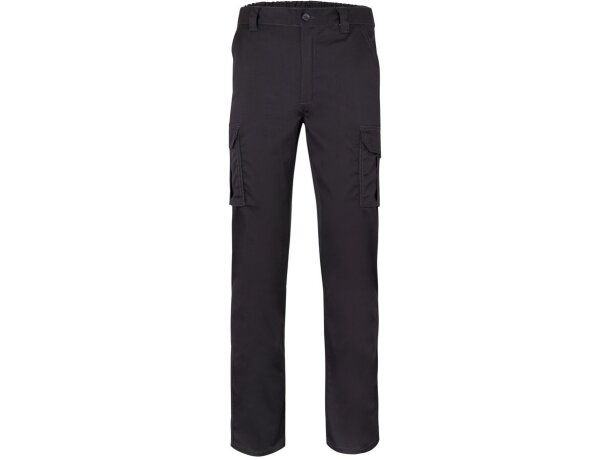 Pantalón lugh multibolsillos elástico con bolsillos de fuelle Negro detalle 53