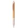 Kuma. bolígrafo de bambú natural claro