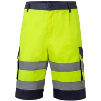 Bermudas Hades bicolor alta visibilidad amarillo