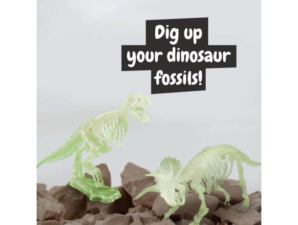 Kit de excavación de fósiles t-rex y triceratops science4you Multicolor detalle 4