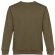Sudadera Delta unisex de algodón y poliéster con interior cardado Verde militar detalle 13