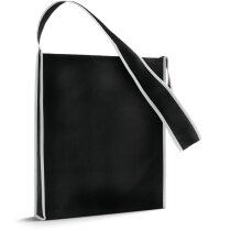 Bolsa bandolera non woven negra Bolsa bandolera non woven negra