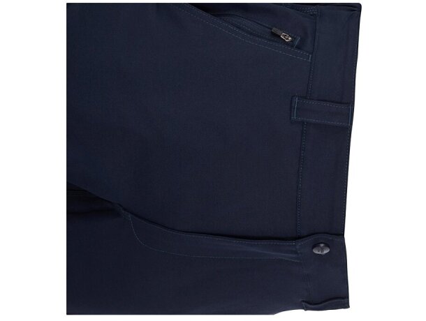 Pantalones nymphs de sarga elastica multiestiramiento 8 bolsillos Azul marino detalle 26