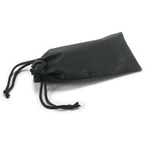 Funda Tobol negra con cordón para gafas de sol
