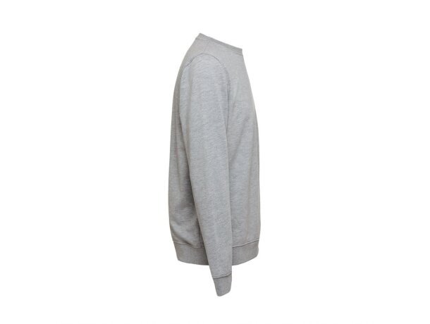 Sudadera unisex Colombo de algodón y poliéster, 240 g/m² Gris claro matizado detalle 4