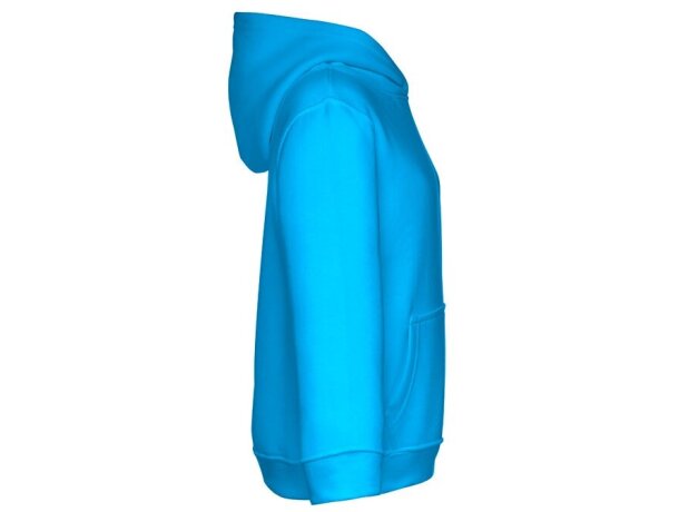 Sudadera Phoenix Kids con capucha para niños, algodón y poliéster Azul aqua detalle 9