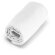 Toalla de microfibra en funda 40x80 cm blanco
