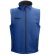 Chaleco softshell Baku unisex repelente al agua Azul royal detalle 2