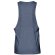 Camiseta sin mangas Ibiza de algodón cardado 140 g/m² Azul matizado detalle 9