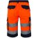 Bermudas polar bicolor de alta visibilidad Hades Naranja detalle 3