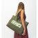 Bolsa non-woven asas largas 100% algodón Hi!dea Camden Verde oscuro detalle 4