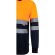 Polo bicolor alta visibilidad VL Vulcan manga larga Azul marino/Naranja detalle 24