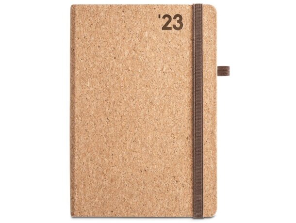 Agenda Pomar A5 de corcho natural