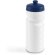 Botella deportiva con cuerpo blanco 550 ml personalizada azul