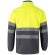 Chaqueta polar bicolor Eros con bandas reflectantes EN20471 Gris/Amarillo detalle 36