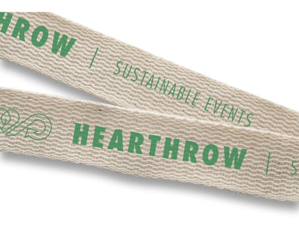 Lanyard Heathrow natural claro