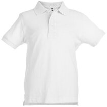 Polo infantil Adam Kids blanco 195g/m²
