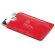 Tarjetero Meitner con cerradura RFID rojo