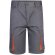 Bermudas Hemera bicolor multibolsillos con cinturilla elástica Gris/Naranja