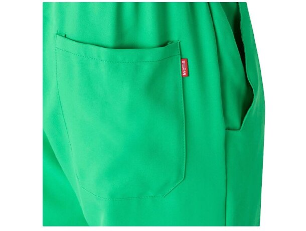 Pantalon freyr microfibra repelente a líquidos unisex sanitario Verde detalle 43