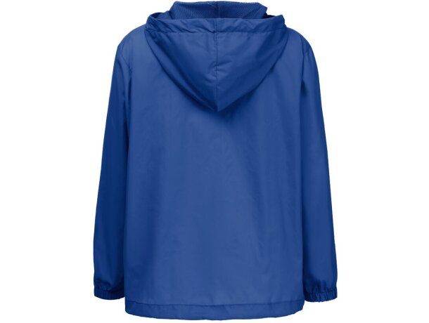 Cortavientos infantil THC Dubliners Kids con capucha impermeable Azul royal detalle 9