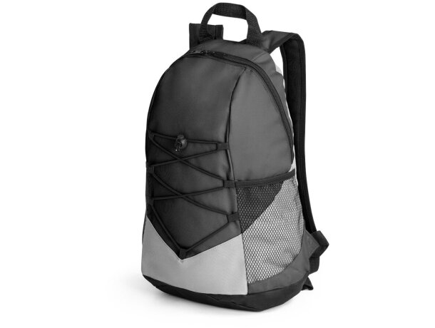 Mochila Turim 15L poliéster 600D con diseño acolchado outdoor Negro detalle 21