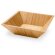 Ensaladera cuadrada bambú natural certificada
