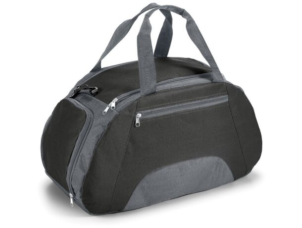 Bolsa deportiva FIT 600D con espacio exclusivo para calzado Negro detalle 5