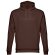 Sudadera unisex con capucha phoenix en algodón y poliéster Castaño oscuro