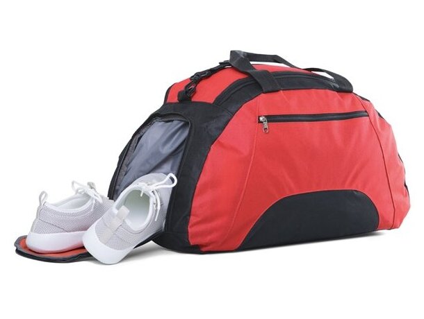 Bolsa Fit deportiva con base semirrígida rojo