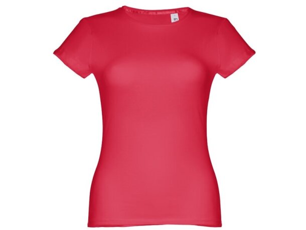 Camisetas manga corta corte entallado de algodón 150 g/m2 Thc Sofia Rojo detalle 74