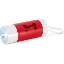 Dispensador bolsas de plástico con linterna y mosquetón