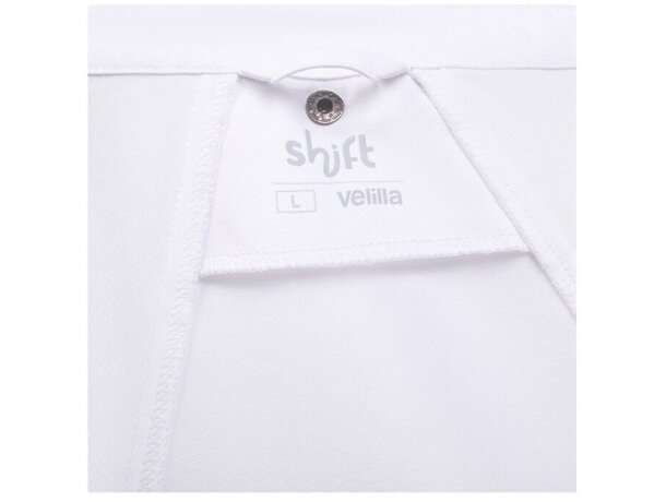Chaqueta de cocina Agni unisex tejido COOLMAX transpirable Blanco detalle 6
