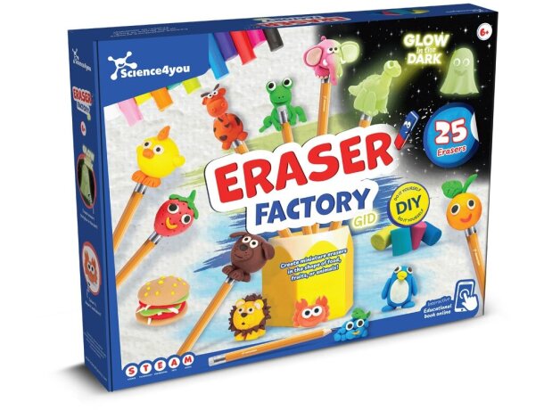 Rubber Factory kit creador de gomas de borrar fluorescentes detalle 1