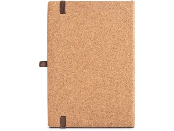 Cuaderno a5 orwell con tapa de bambú y corcho natural Natural detalle 4