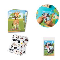 Pegatinas Madagascar con animales para niños