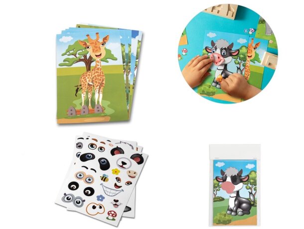 Juego Madagascar de pegatinas