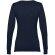 Jersey de punto cuello v mujer Milan Women Azul marino detalle 7