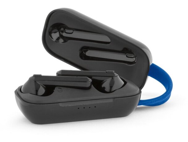 Auriculares para regalar de plástico con asa de transporte Hi!dea Boson Azul royal detalle 1