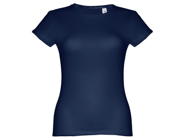 Camisetas manga corta corte entallado de algodón 150 g/m2 Thc Sofia Azul detalle 77