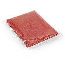 Poncho chubasquero de colores rojo