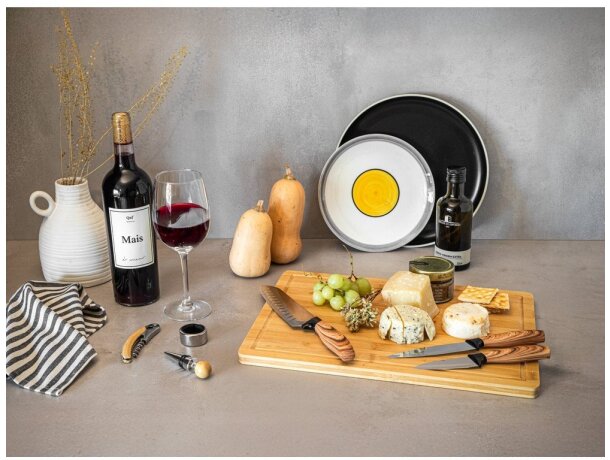 Juego de 3 cuchillos de cocina baharat en acero inoxidable detalle 2