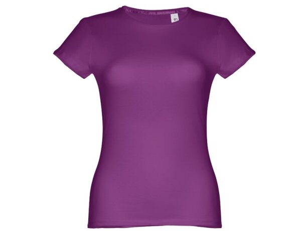 Camisetas manga corta corte entallado de algodón 150 g/m2 Thc Sofia Morado detalle 39