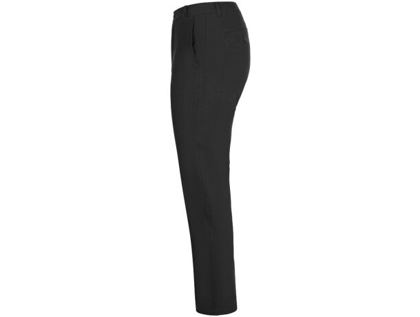 Pantalón chino Vishnu unisex elástico con cinco bolsillos Negro detalle 11