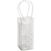 Bolsa para 1 botella enfriadora transparente personalizada