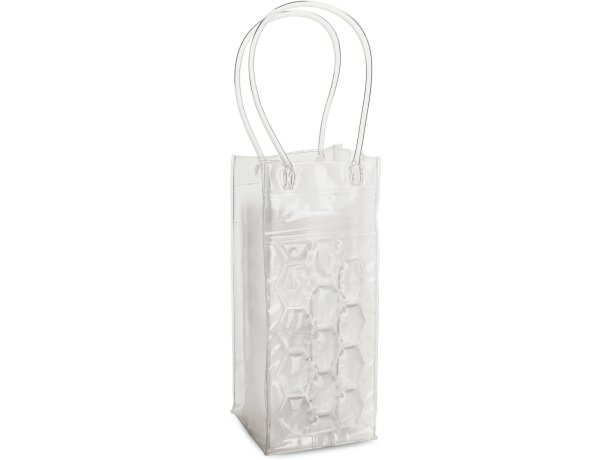 Bolsa para 1 botella enfriadora transparente personalizada