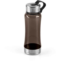 Botella de deporte 600 ml personalizada negra