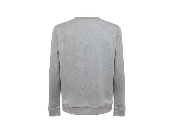 Sudadera unisex Colombo de algodón y poliéster, 240 g/m² Gris claro matizado detalle 3