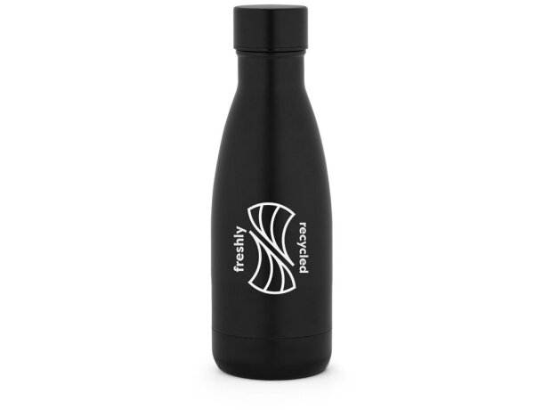 Termo Re-buffon S acero inoxidable reciclado 400ml doble pared Negro detalle 4
