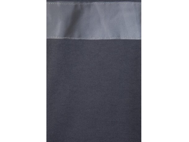 Polo Pluto alta visibilidad manga larga tallas grandes Gris/Amarillo detalle 19